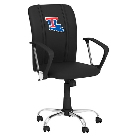 Dreamseat Curve Task Chair with Louisiana Tech Bulldogs Logo XZOCCURVE-PSCOL13340